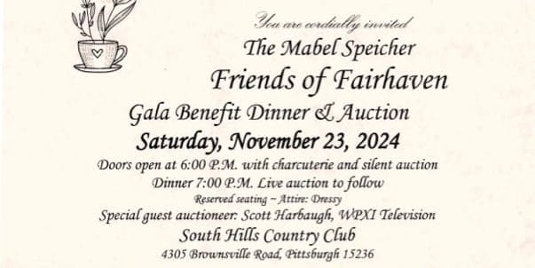 2024 Mabel Speicher Friends Of Fairhaven Gala